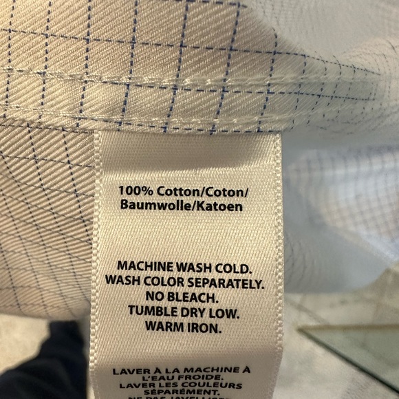 NWT Saks Fifth Avenue men’s dress shirt. Size 16 - 34/35 slim fit - Picture 2 of 9